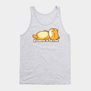 Laziness is on Fire Tank Top